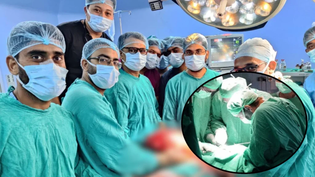 BHU के डॉक्टरों ने किया कमाल: ट्यूमर से जूझ रहे एक साल के मासूम को नई जिंदगी