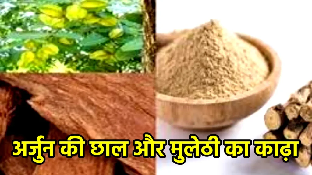 अर्जुन की छाल और मुलेठी का काढ़ा