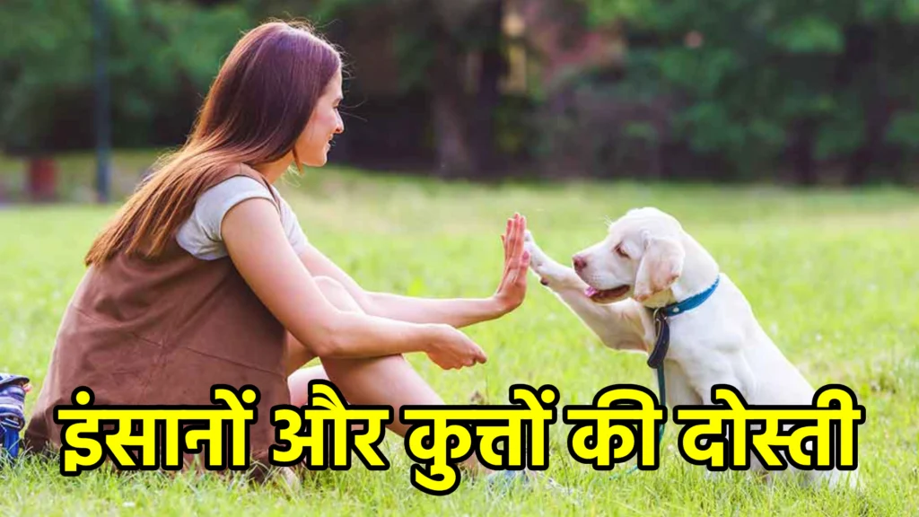 इंसानों और कुत्तों की दोस्ती